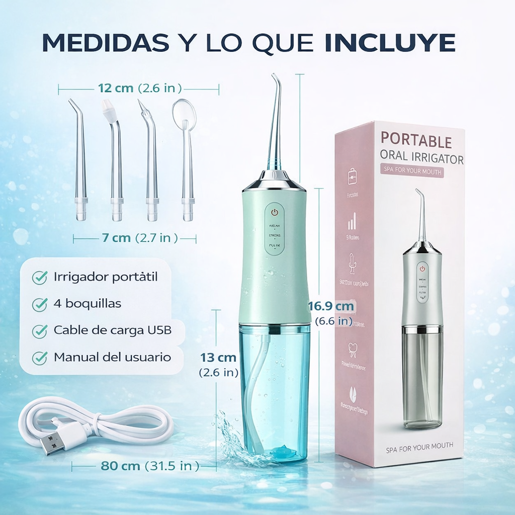 AquaDent™ | Irrigador Bucal