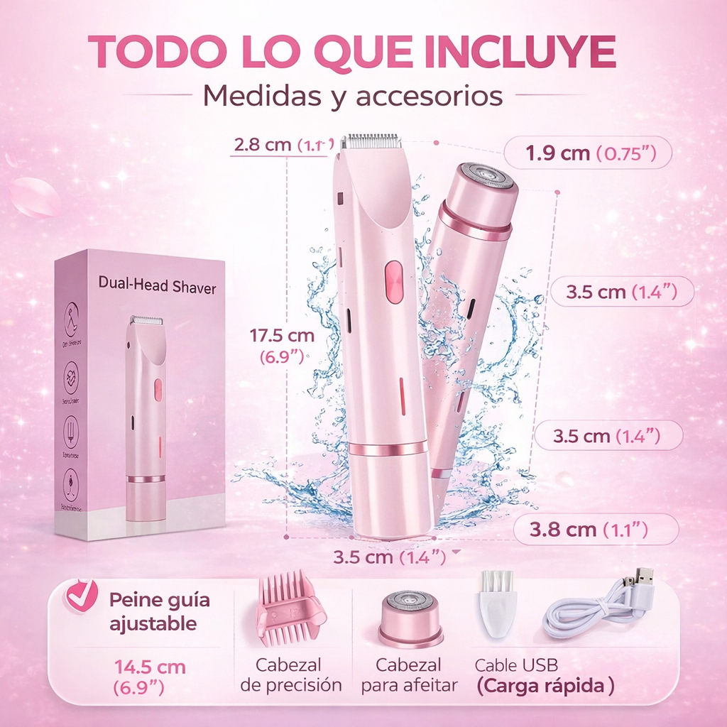 LumiShave™ Rasuradora femenina