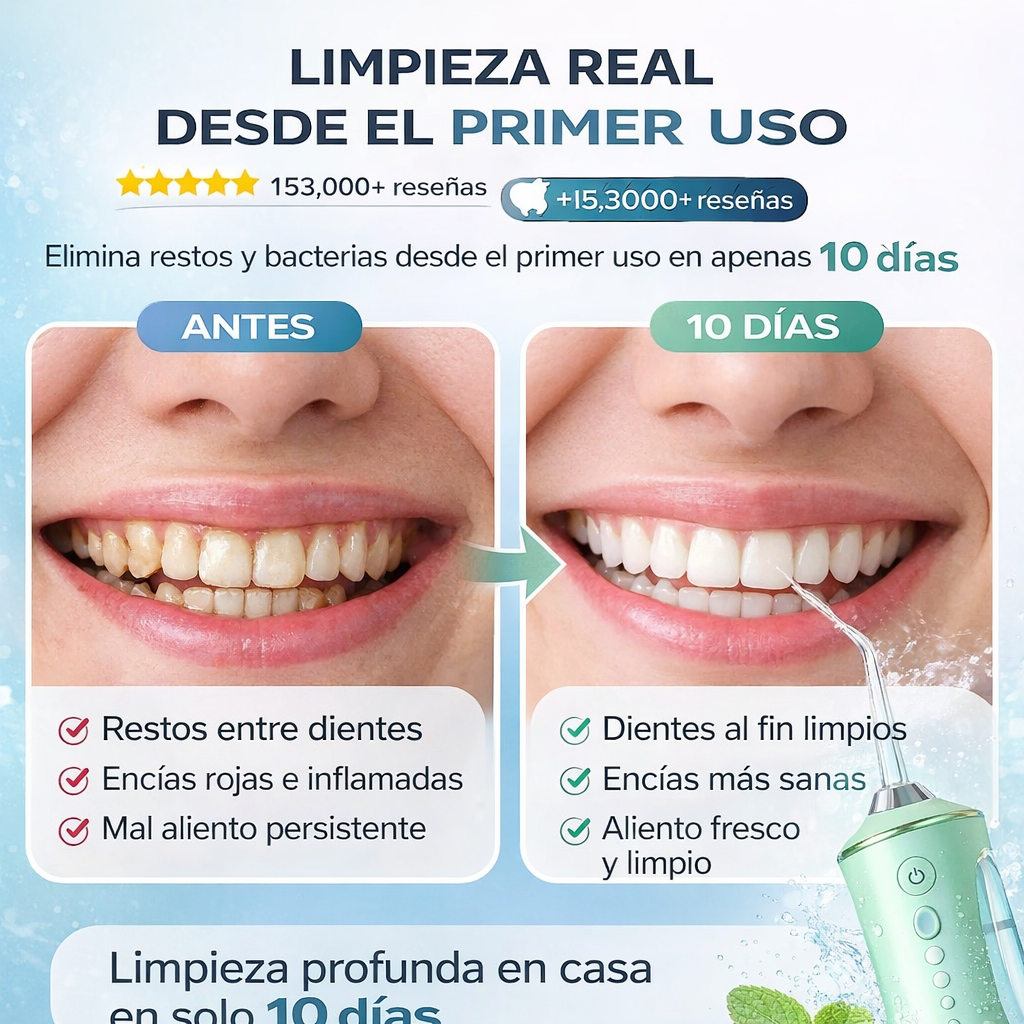 AquaDent™ | Irrigador Bucal